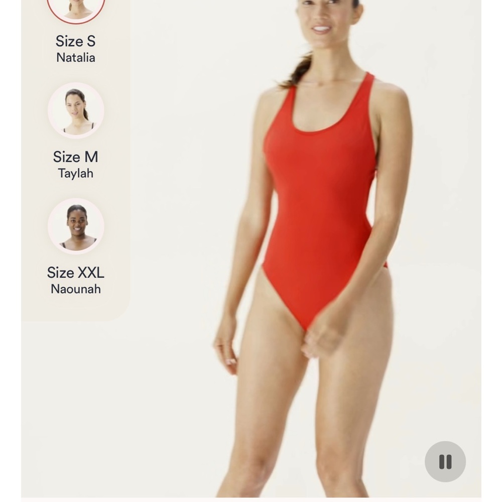 Andie Swin Red Women's One-Piece Swimsuit-Tulum